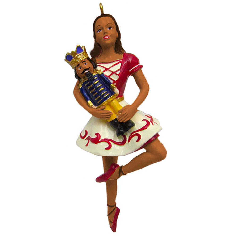 Nutcracker African American Clara Ornament 4”