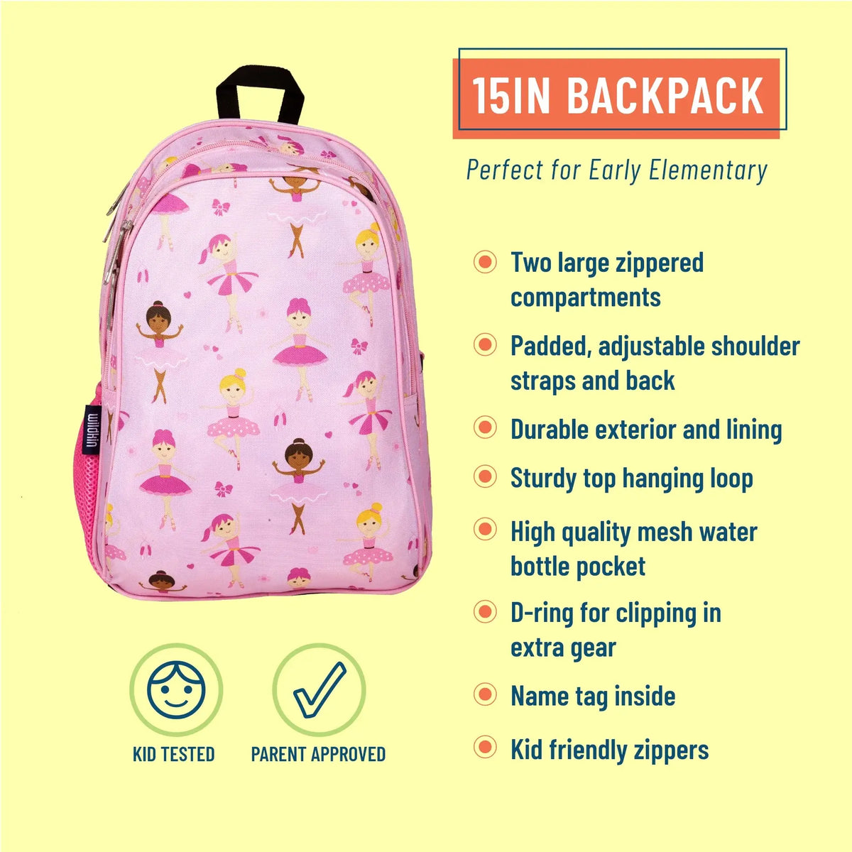 Ballerina Backpack - 15 Inch