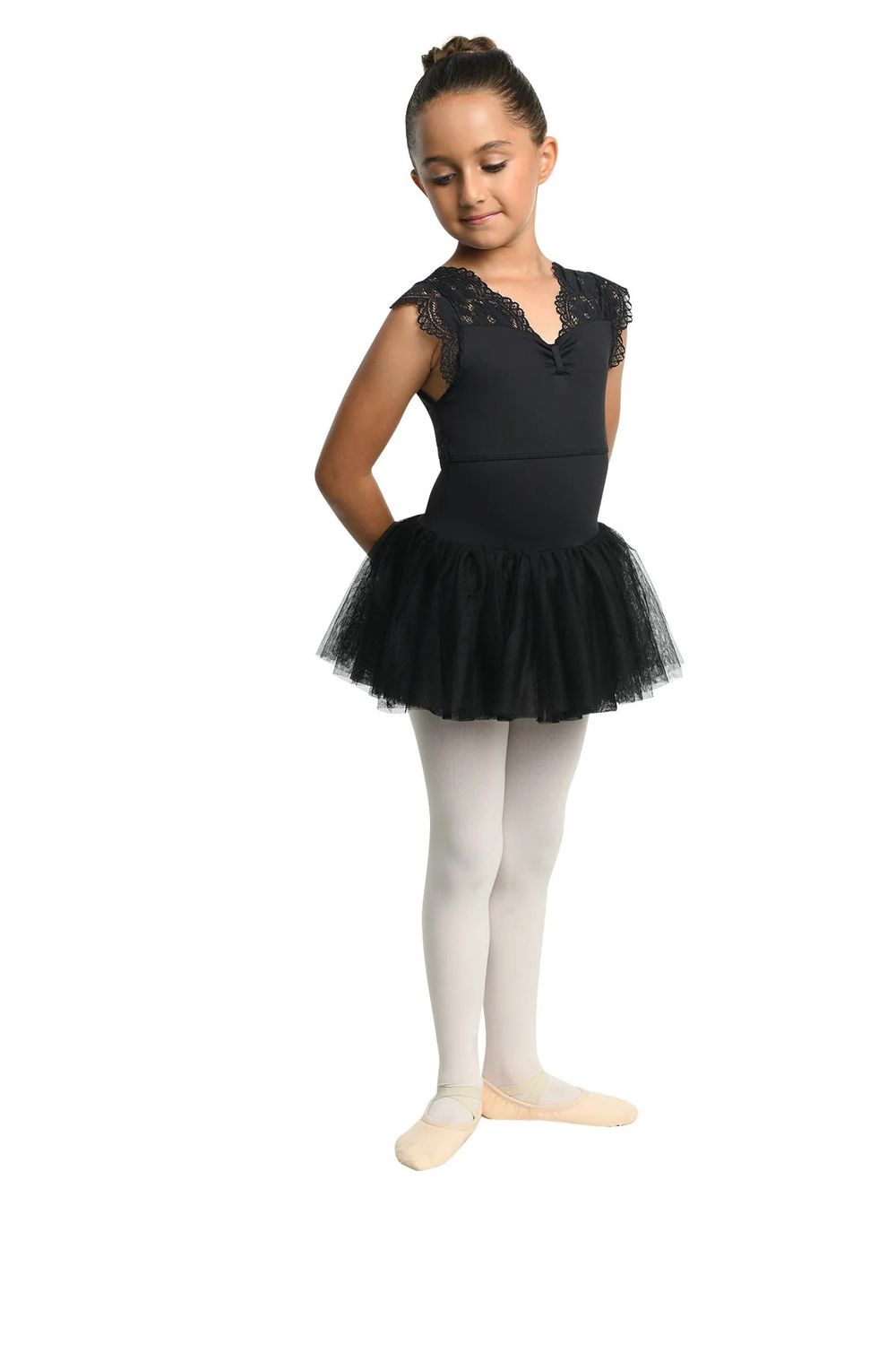 Brielle Cap Sleeve Lace Tutu Dress