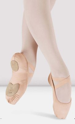 Adults Bloch Elation Canvas Stretch Ballet Flats