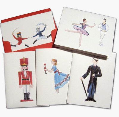Nutcracker Stationery Set Of (10) Cards & Envelopes