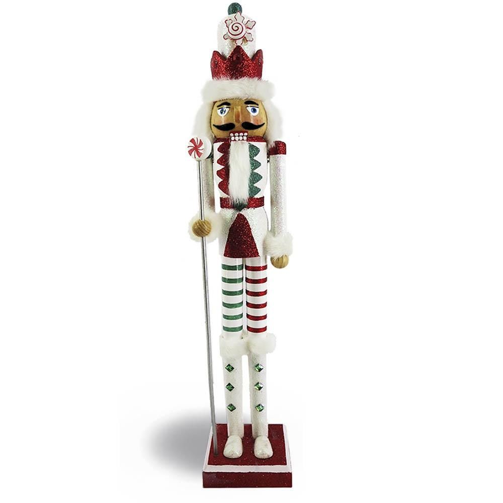 Candy Cane Nutcracker 20” Slim