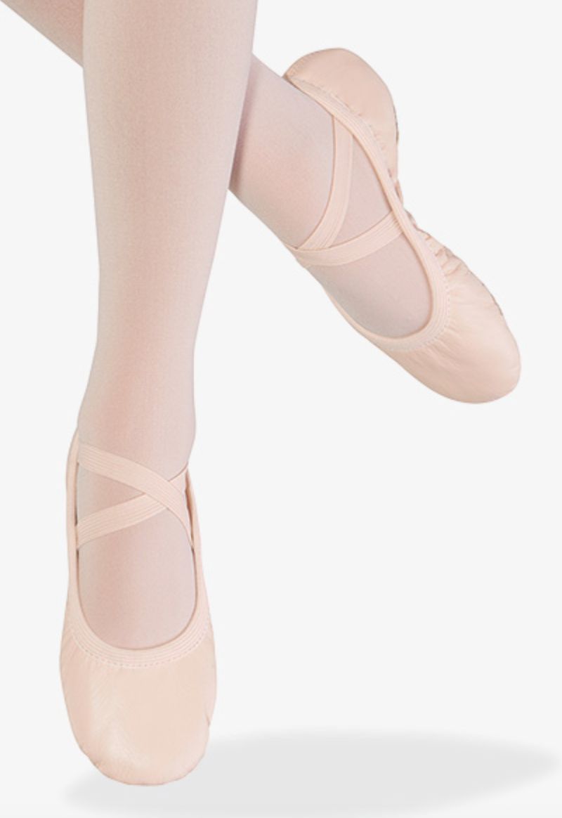 Bloch Ladies Odette Split Sole Leather Ballet Flats