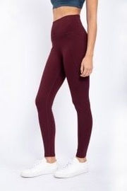 Tapered Band Essential Solid Highwaist Leggings