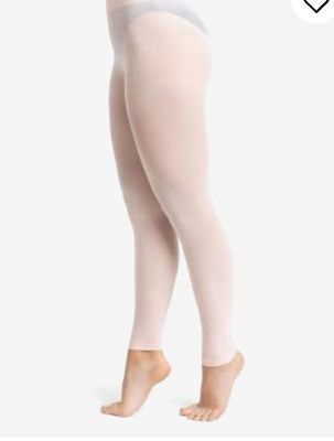 Capezio Footless Tights with Self Knit Waistband