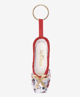 Pointe Shoe Christmas Key Chain