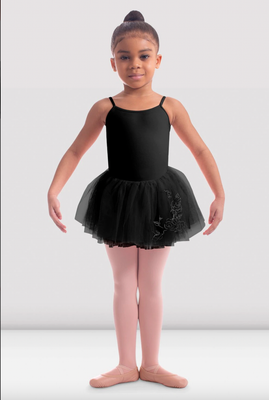 Bloch Girls Embroidery Mesh Tutu