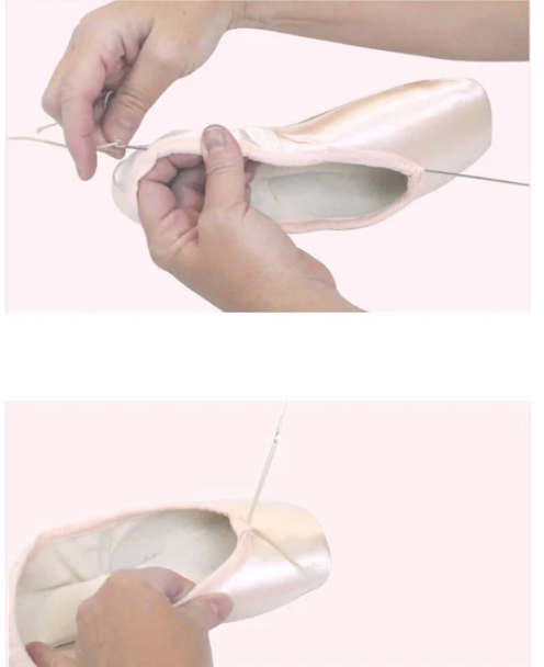 Insert Drawstring/Recover Drawstring Per Shoe