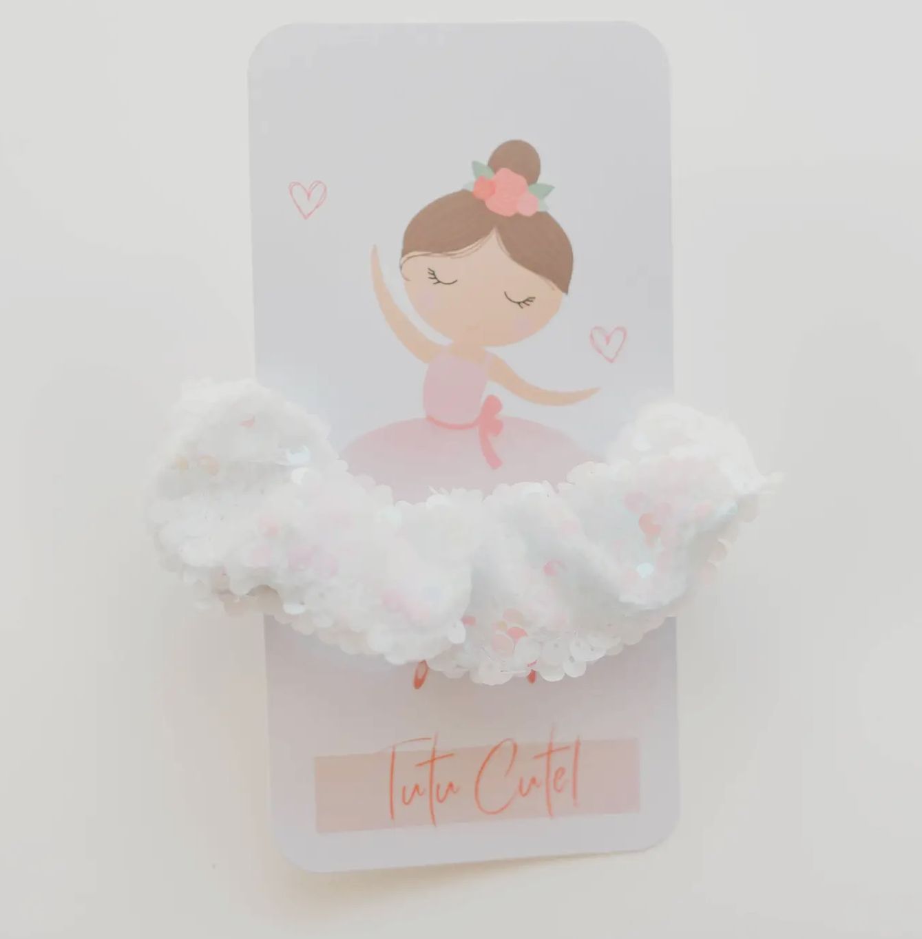 Cheeky Irisdescent White Hair Scrunchie