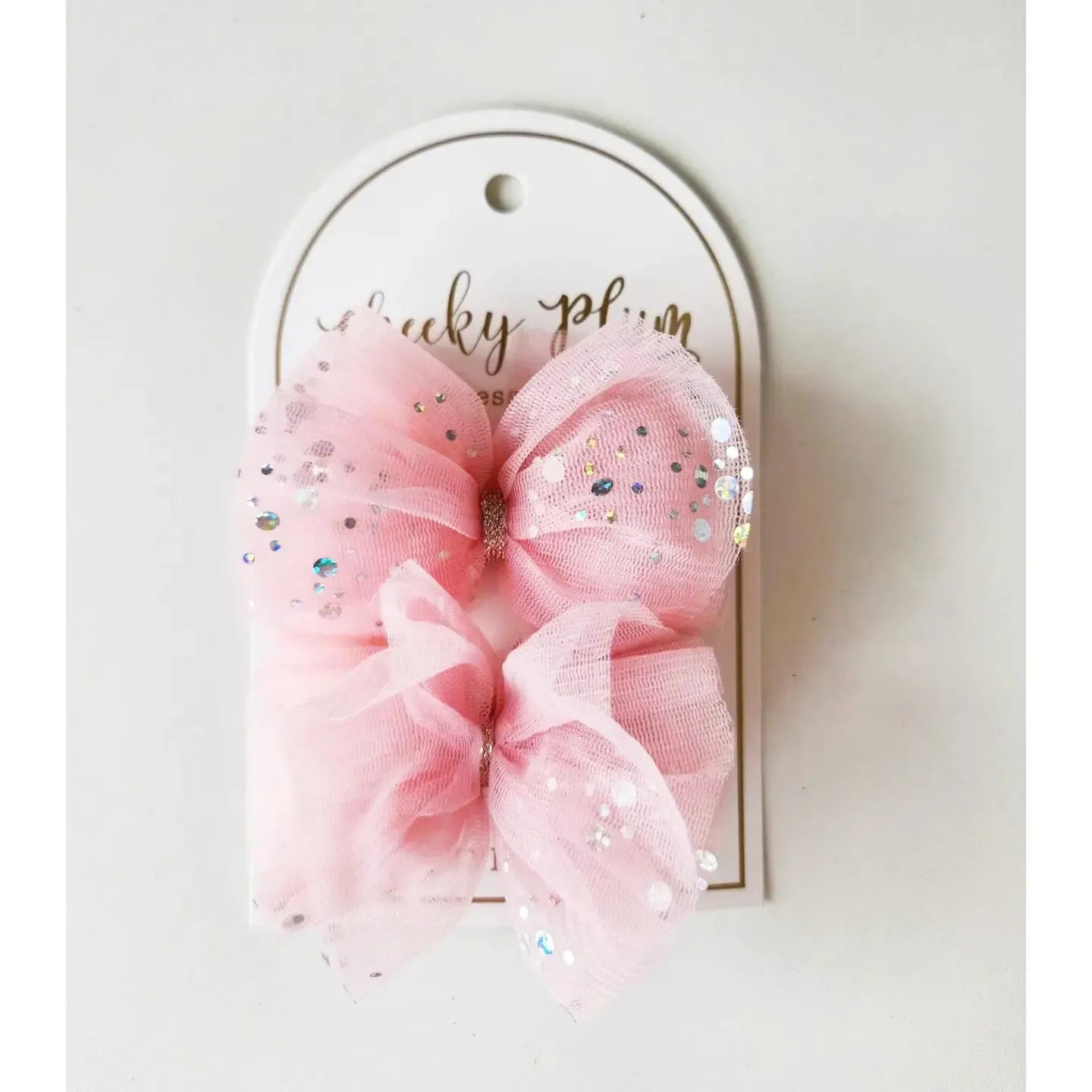 Cheeky Tulle Hair Bow Clips