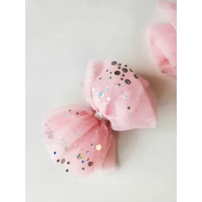 Cheeky Tulle Hair Bow Clips
