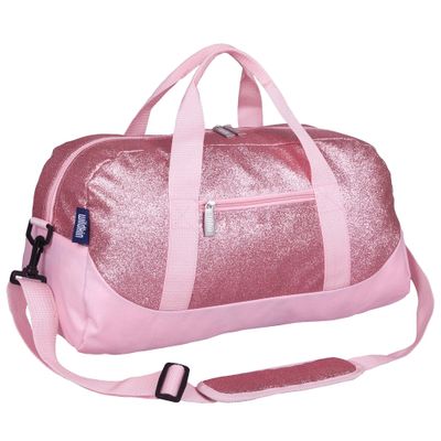 Pink Glitter Duffle Bag