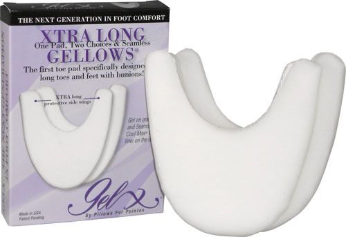 Pillows for Pointe XLong Gellows Toe Pads