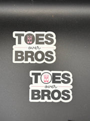 Toes Over Bros Dance Sticker, 3" x 2.2"