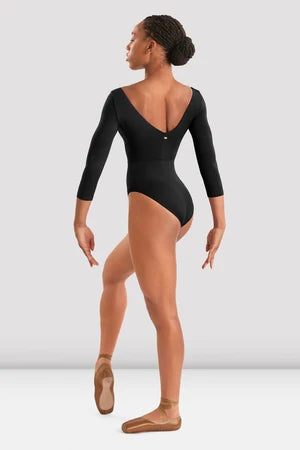 Ladies Mirella Adagio 3/4 Sleeve Embroidered Leotard