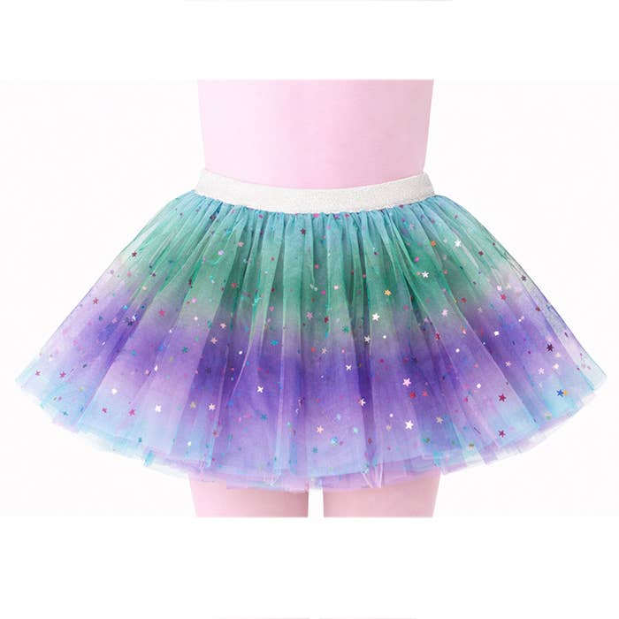 3 Layer Star Rainbow Tutu (Mermaid Magic)