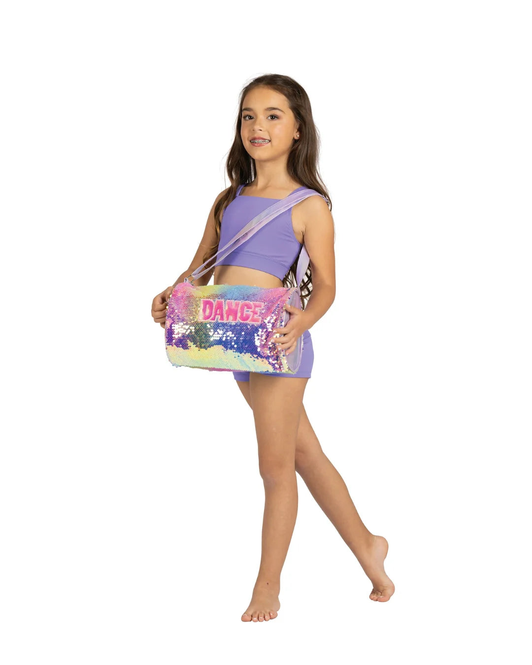 Girls' Sequin Burst Dance Duffle