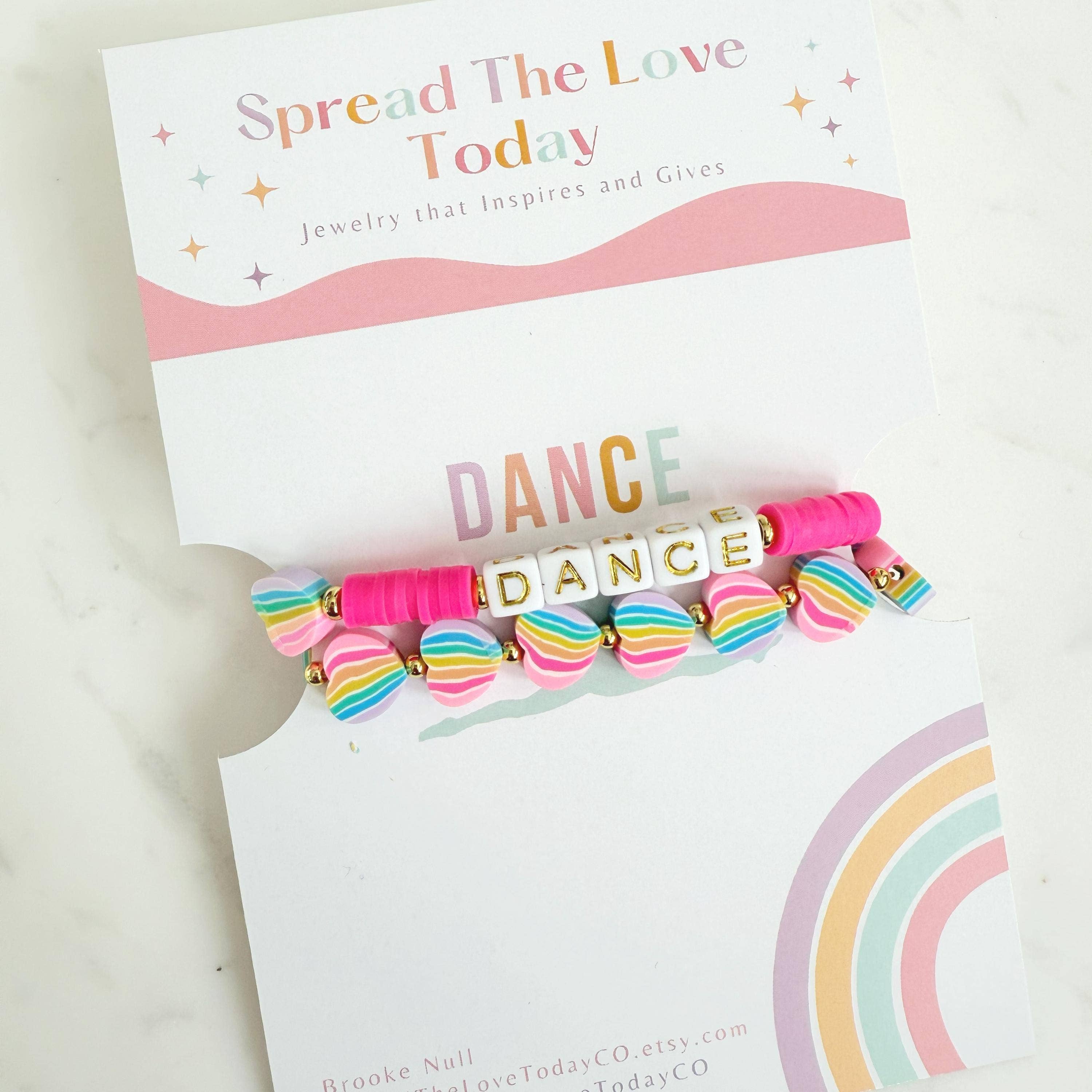 Dance Bracelet for Dance Recital Gift and Ballet Dancers