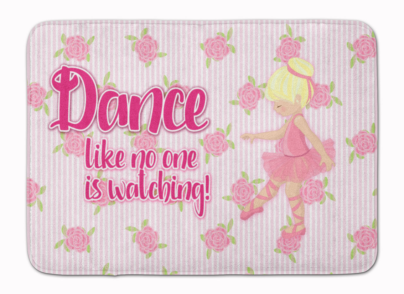 Ballet Dance Blonde Machine Washable Memory Foam Mat BB5391RUG