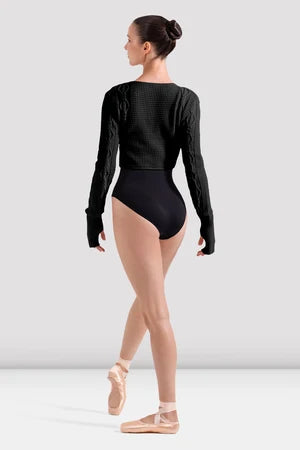 Bloch Ladies Madison Twist Front Cable Knit Crop