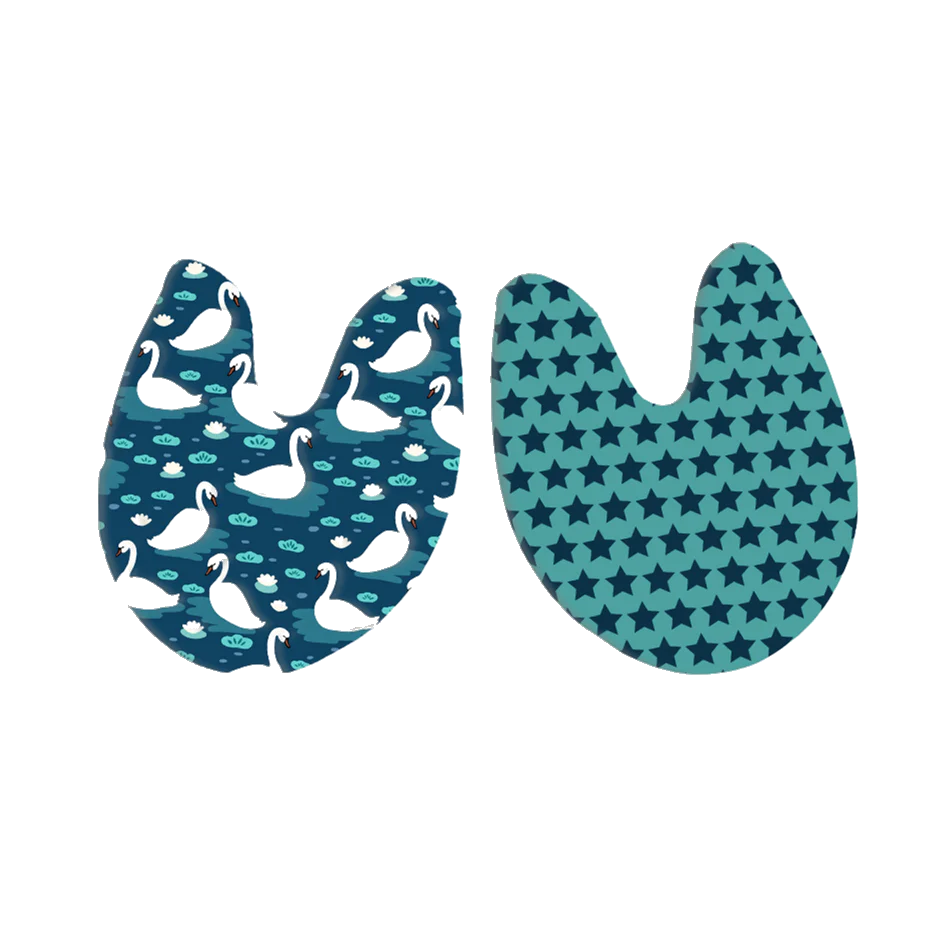 Flips Reversible Toe Pads - NEW Prints!