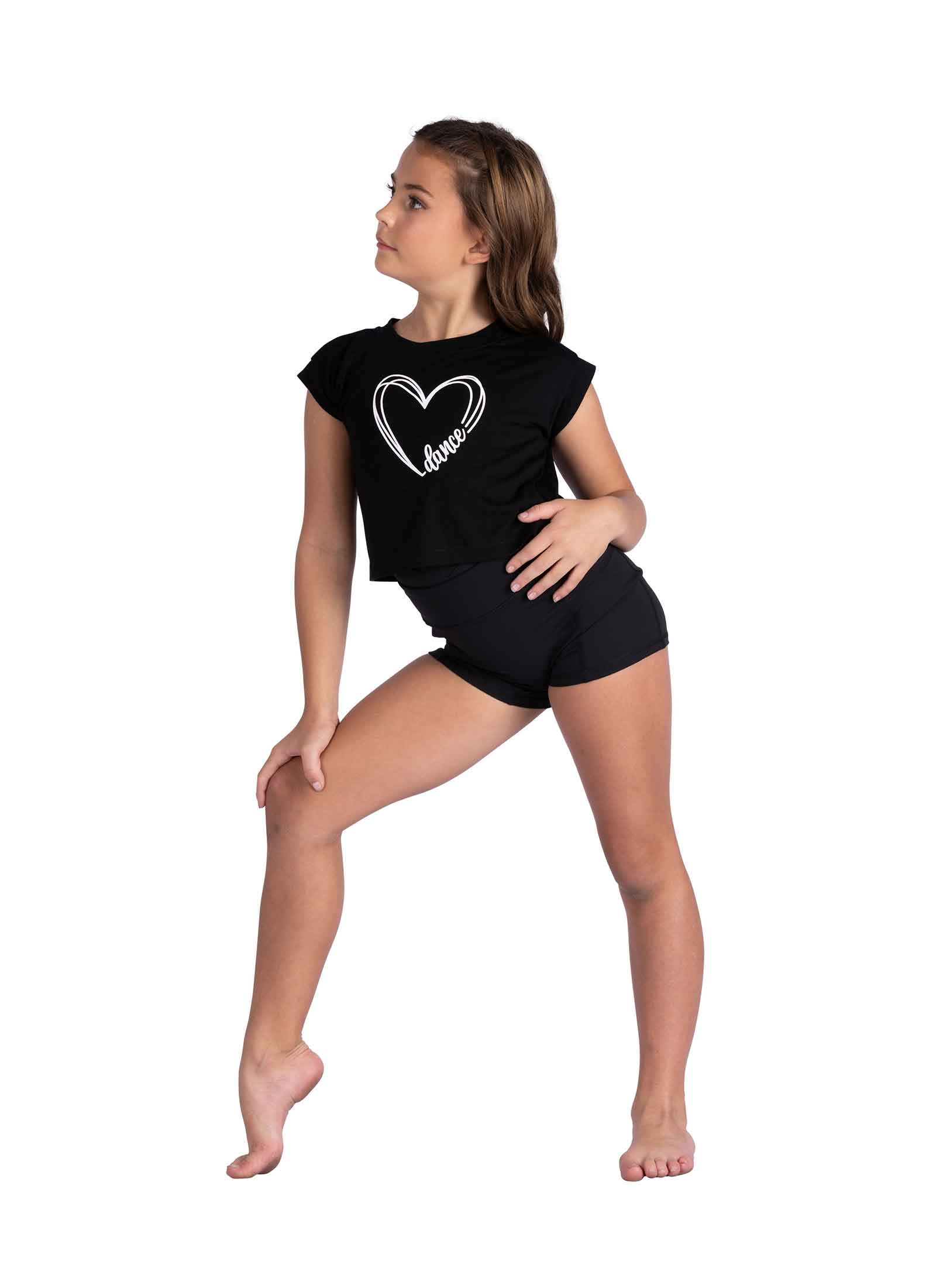 Children’s Dance Scribble Heart Tee