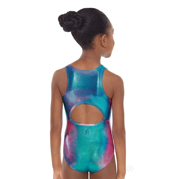 Child Iridescent Splash Gymnastics Biketard