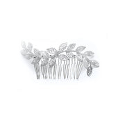 Cascading Vines Rhinestone Hair Comb