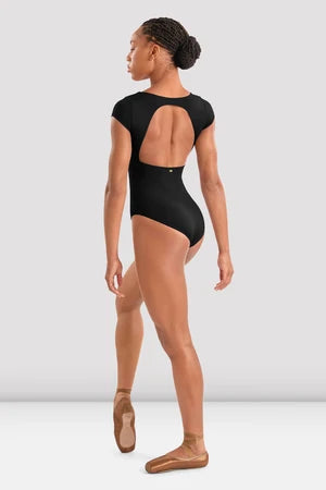 Mirella Adagio Cap Sleeve Embroidered Leotard