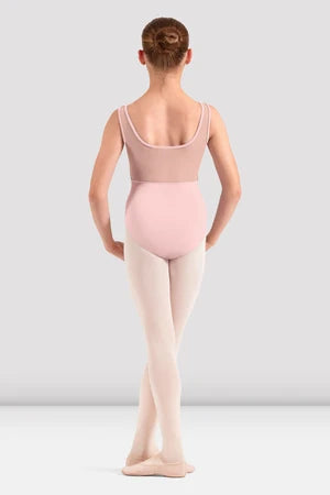 Girls Mirella Petite Adagio Tank Embroidered Leotard