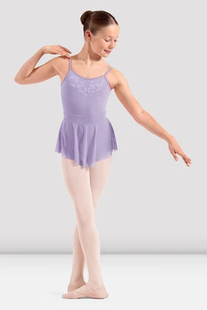 Mirella Girls Petite Adagio Mesh Pull On Skirt