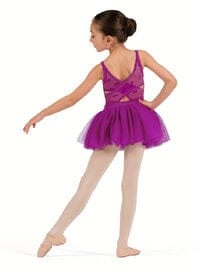 Girls’ Gianna Floral Print Cami Tutu Leotard