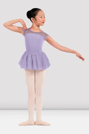 Girls’ Petite Adagio Floral Embroidered Cap Sleeve Tutu Dress