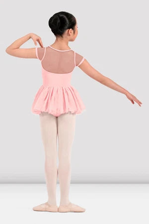 Girls’ Petite Adagio Floral Embroidered Cap Sleeve Tutu Dress
