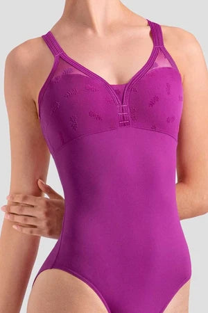 Bloch Ladies Olivia Floral Cross Back Leotard