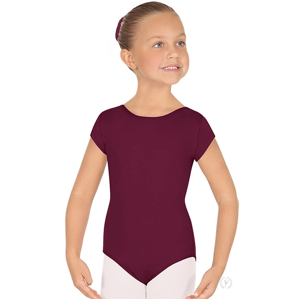 Eurotard Girls Short Sleeve Leotard