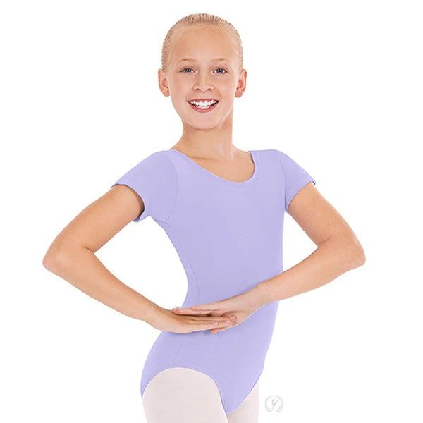 Eurotard Girls Short Sleeve Leotard