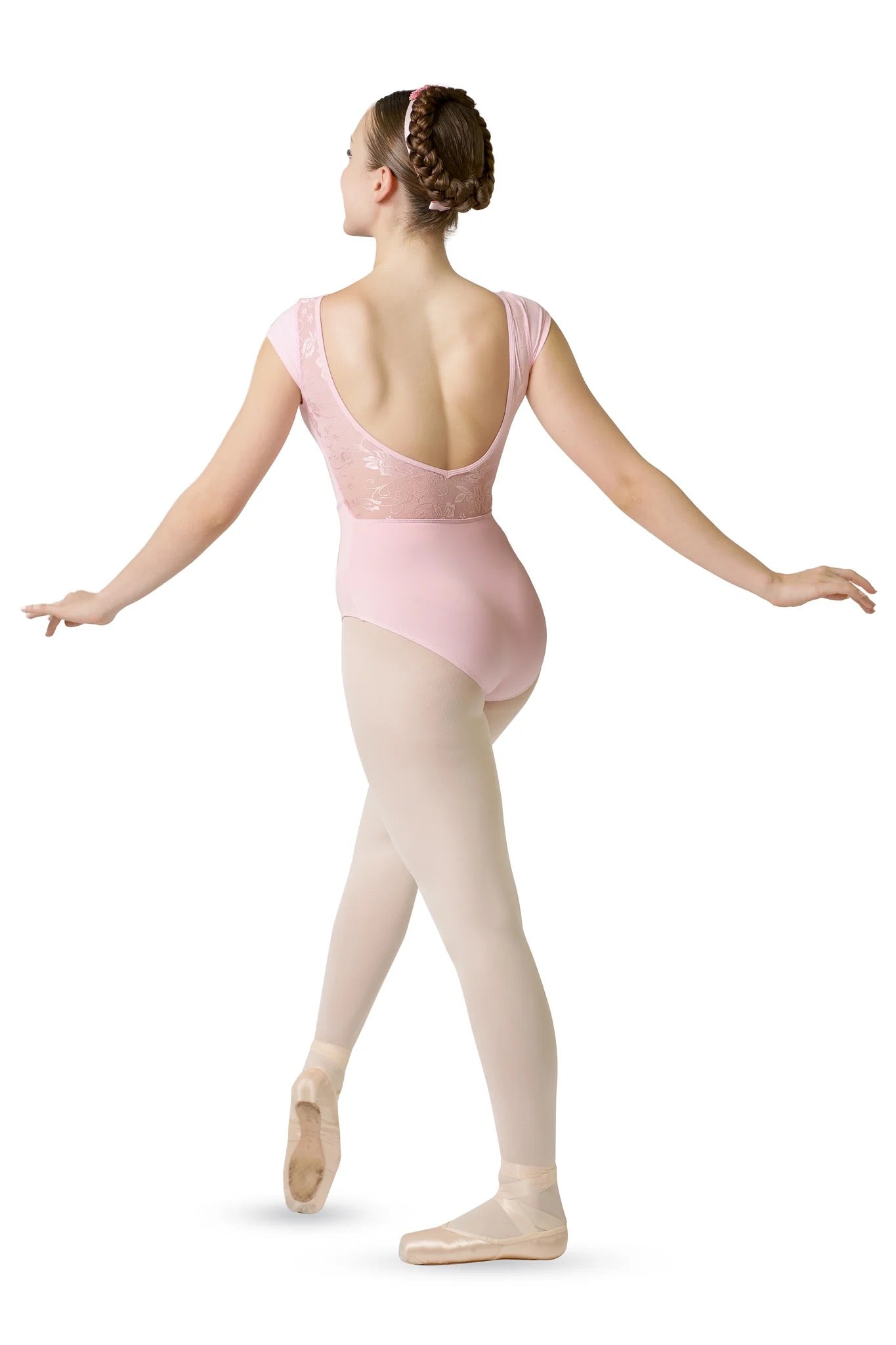 Mirabelle Floral Lace Cap Sleeve Leotard