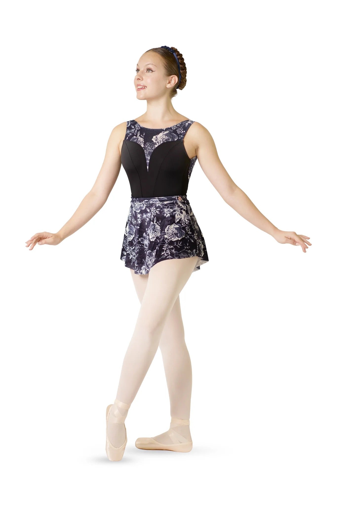 Adult Floral Velour Skirt