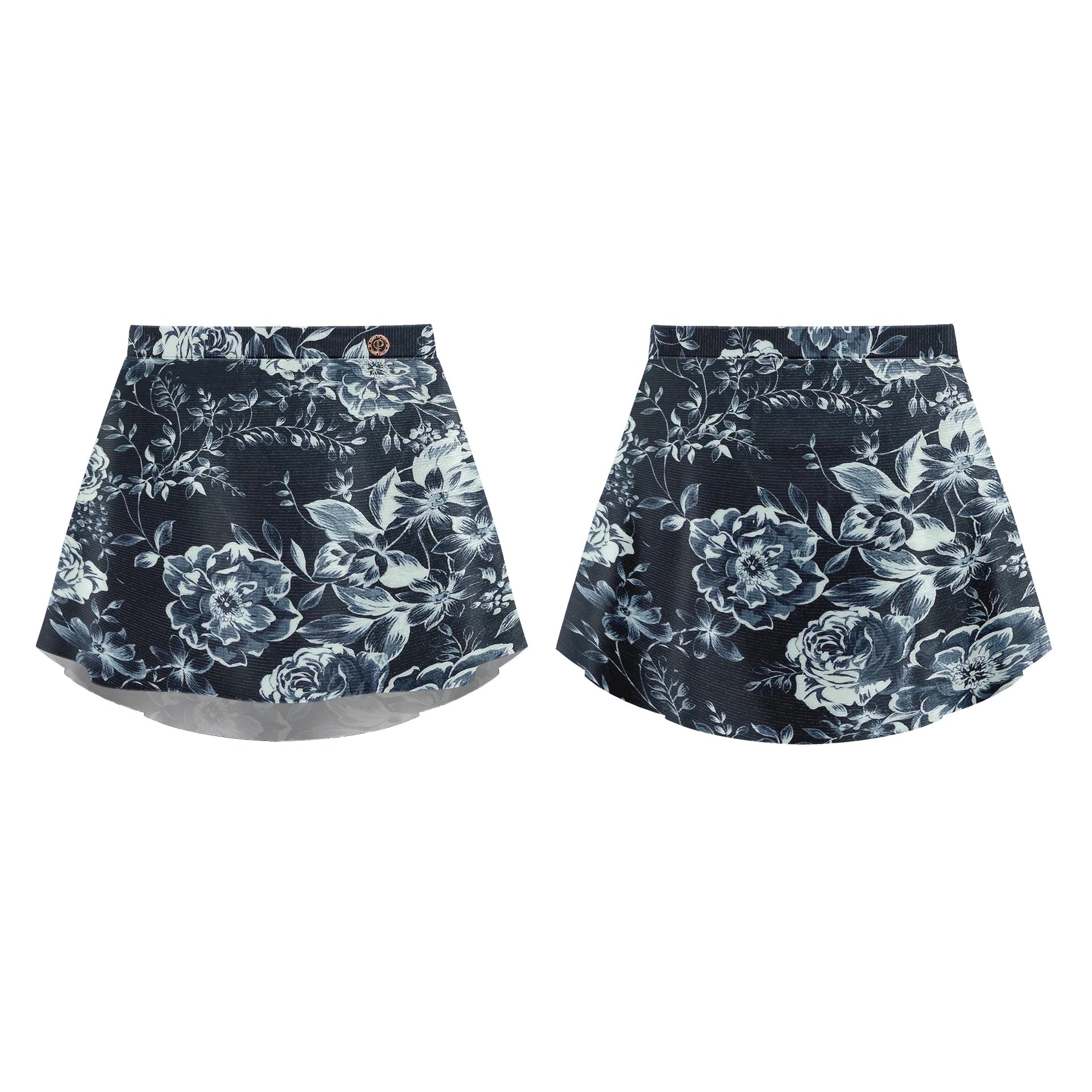 Adult Floral Velour Skirt