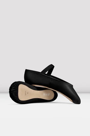 Bloch Adult Dansoft Leather Full Sole Leather Ballet Flat