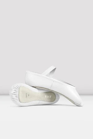 Bloch Adult Dansoft Leather Full Sole Leather Ballet Flat