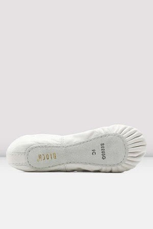 Bloch Adult Dansoft Leather Full Sole Leather Ballet Flat