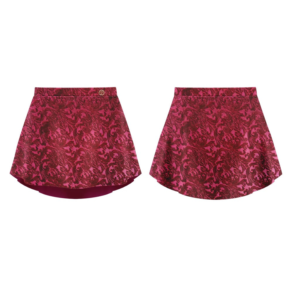 Children's Valentina Velvet Skirt