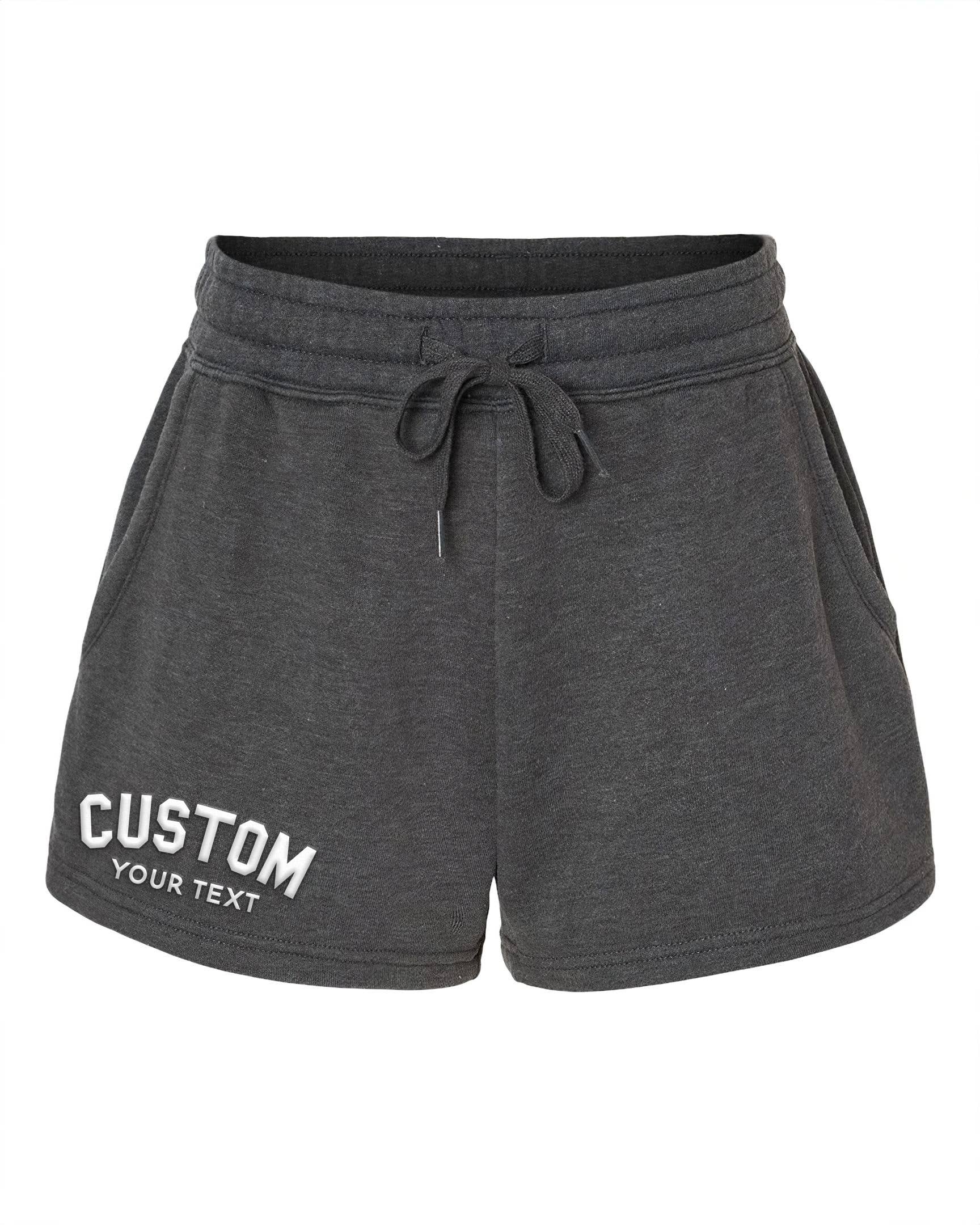 CUSTOM Puff Print Women's Wave Wash Shorts