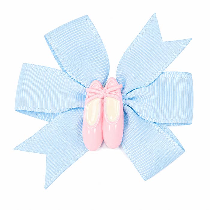 3915 Pinwheel Bow w Ballet Shoes