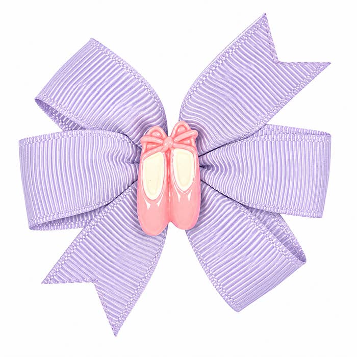 3915 Pinwheel Bow w Ballet Shoes