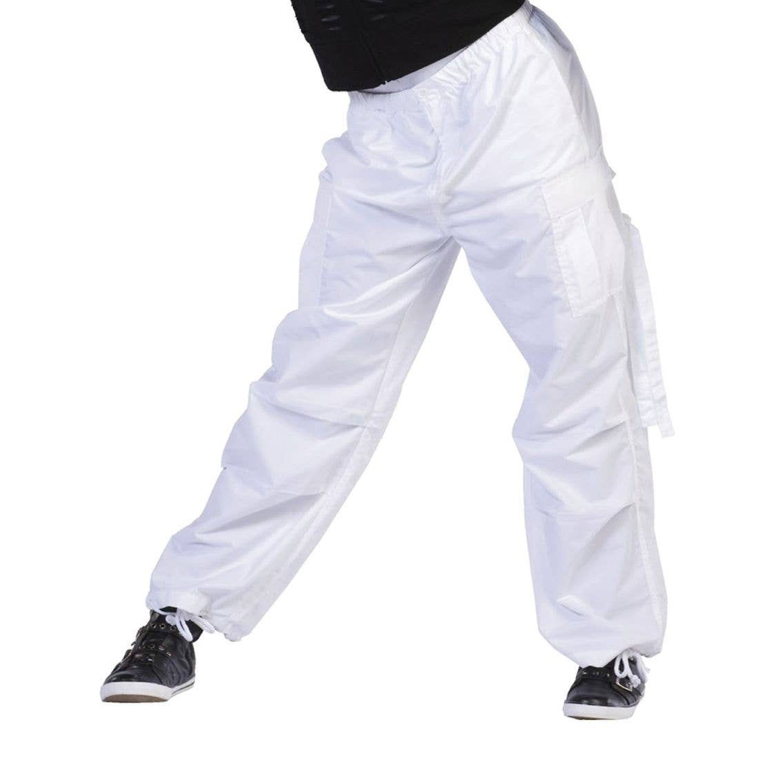 White Hip Hop Cargo Pant